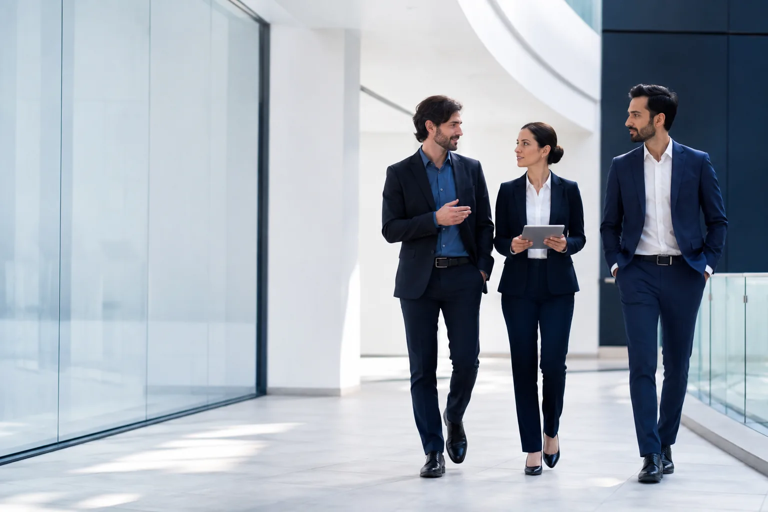 Solvanta team in a modern office